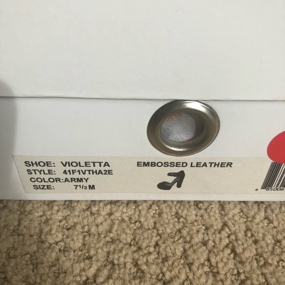 Michael Kors NIB 7.5 open toed brown platform - Picture 7 of 7